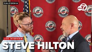 California GOP gubernatorial candidate Steve Hilton answers questions at 2026 Lincoln-Reagan Dinner
