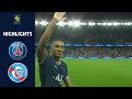 PARIS SAINT-GERMAIN - RC STRASBOURG ALSACE (4 - 2) - Highlights - (PSG - RCSA) / 2021-2022