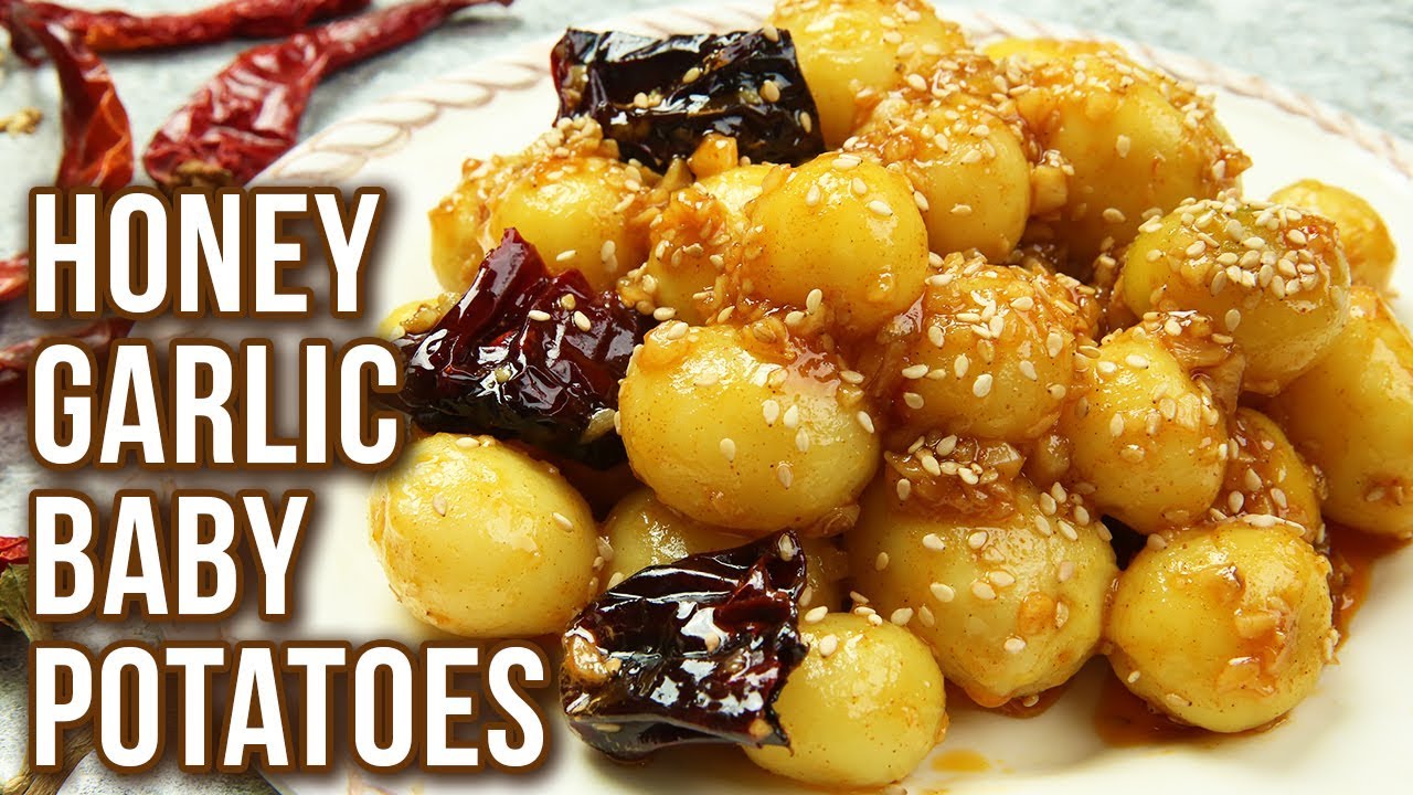 Honey Garlic Baby Potatoes - Quick & Easy Veg Starter Recipe - Stop Motion Cooking - Sonali | Rajshri Food