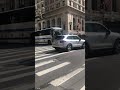 Unmarked Porsche with rumbler siren responding in NYC