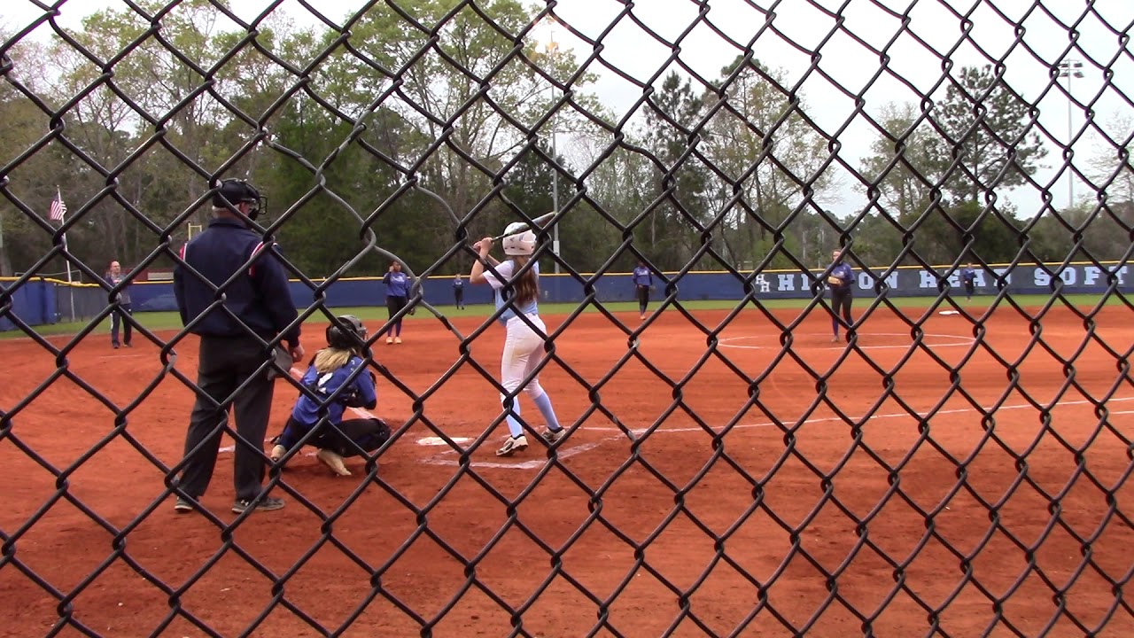 2018 Varsity Softball Cane Bay vs Hilton Head 3/27 YouTube