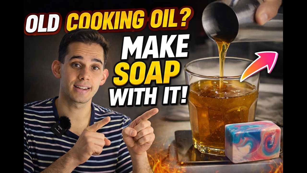 Can You REALLY Make Soap From Cooking Oil? (I Tested It So You Don't Have To)