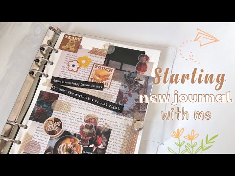 Video starting a first 6 ring binder journal with me ???? //... - youtube