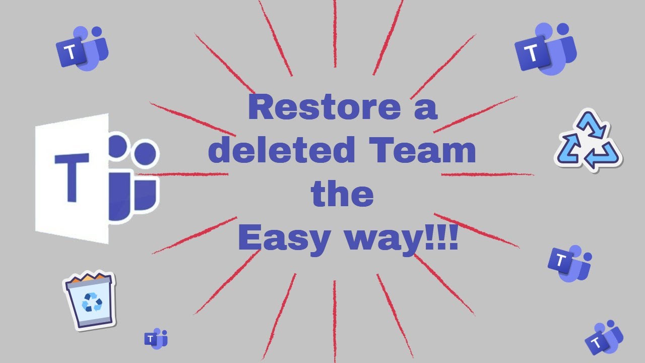 How To Restore A Deleted Team On Microsoft Teams Without Admin Rights 