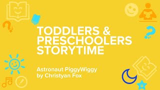 Toddlers Preschoolers Astronaut Piggywiggy By Christyan Fox