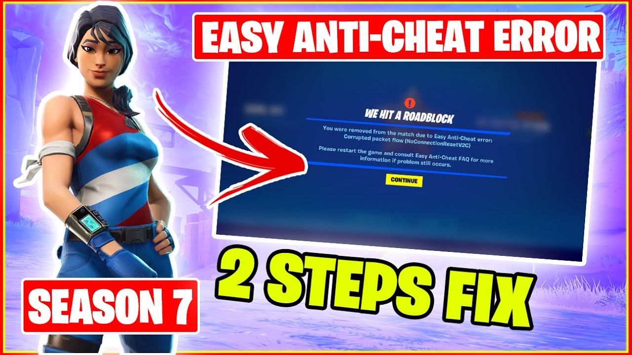 FIX Removed from the match due to Easy Anti-Cheat Error:Corrupted Packet  Flow (NoConnectionResetV2C) - YouTube