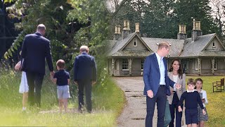 William Kate takes George, Charlotte and Louis to Tam-Na-Ghar in Balmoral