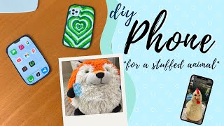DIY Phone for a Stuffed Animal