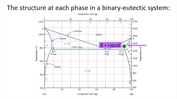 Phase Diagram: Binary Eutectic System Structures Animation