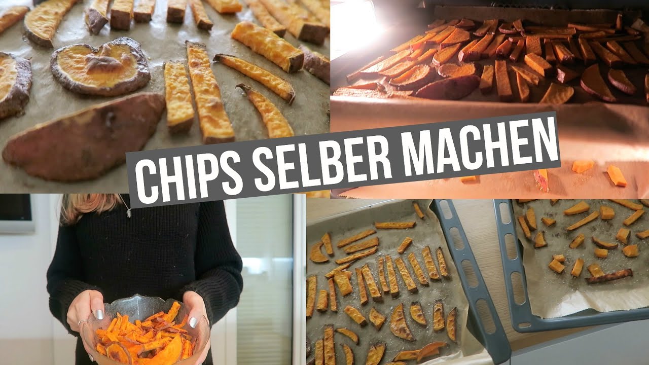 CHIPS selber machen /Süßkartoffelchips Hannah YouTube