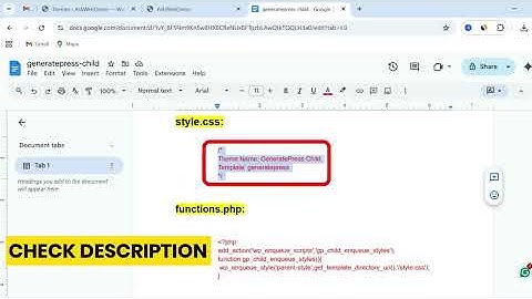 Child Theme WordPress | How to Create a Child Theme in Wordpress