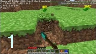 Minecraft infdev Episode 1 Gameplay no commentary