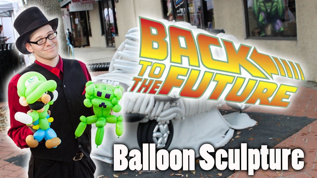 The Delorean Balloon Sculpture (SYFY BARTOW 2024)