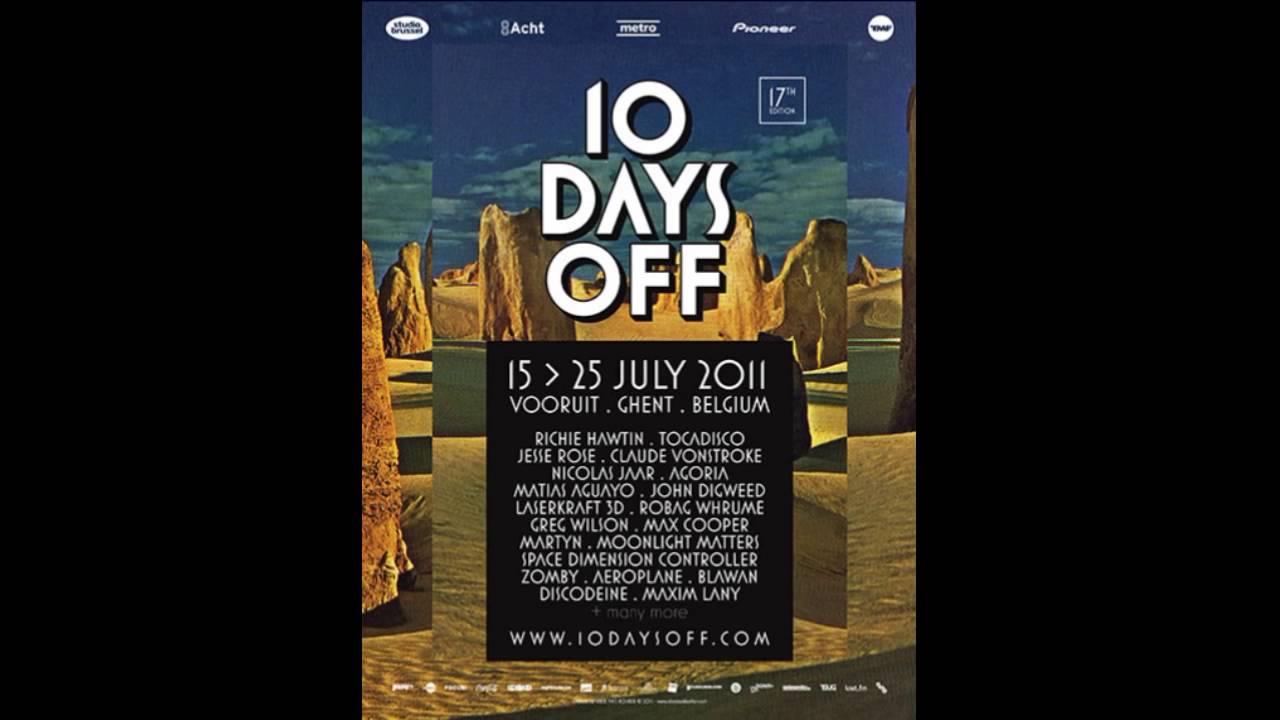 Nicolas Jaar Live @ 10 Days Off 2011 Ghent, Belgium (18.07.2011)