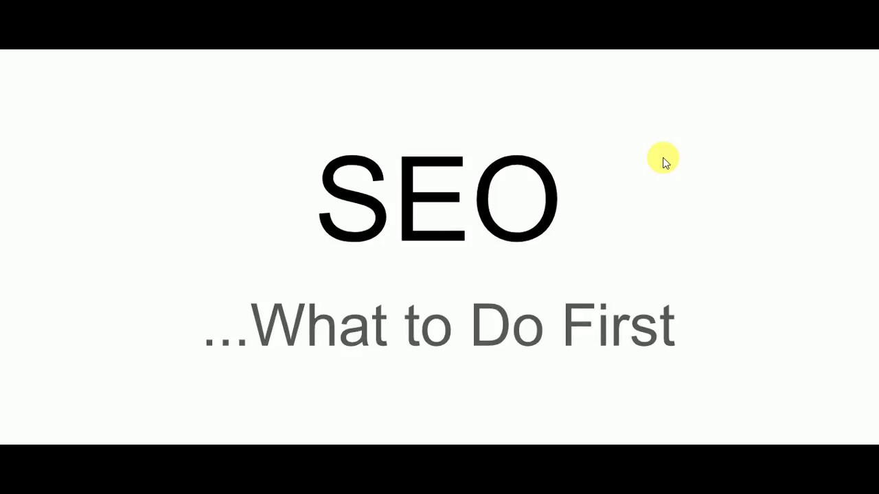 #2 2018 SEO Basics Guide for Beginners - What to Do First
