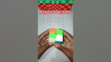 cube solving trick (part 148) #cubesolving #cubing #shorts #viral #trending #kingkrcubing