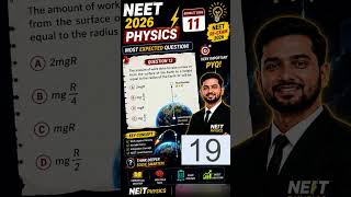 NEET 2026 Gravity Trap🌍Only Toppers Can Solve This Work Energy PYQ! #neetphysics #shorts #shortsfeed