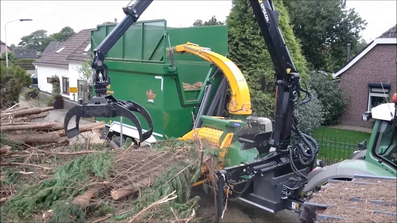 Dutch Dragon EC9045 Woodchipper, Holzhacker, houtversnipperaar, Broyeur