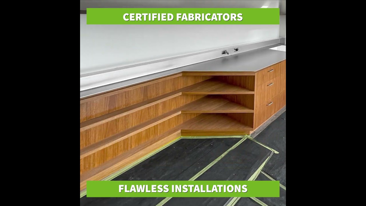 Stainless Steel Kitchen Benchtop And Splashback - Annandale