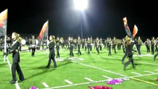 GNHS Marching Knights - 10/12/2012 Field View