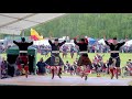 Atholl Highlanders in Highland Dancing display during 2022 Atholl Gathering at Blair Castle