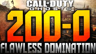COD: Ghosts - "200-0 DOMINATION WIN" - FLAWLESS DOMINATION WIN!