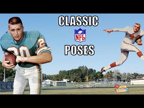 Quarterbacks, Linebackers and Total Nonsense: Classic NFL Card Poses