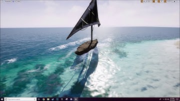 UE4 Dynamically Sized Interactive Water - Initial Test