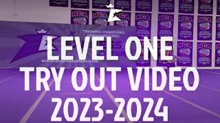 Level One Tryout Video 2023-24