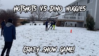 Hotshots V.S Dino Nuggies CRAZY snow game! (Week 7)