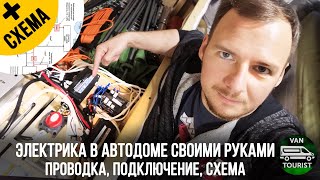 Электрика в самодельном автодоме. Схема, проводка, подключение, электросистема дома на колесах