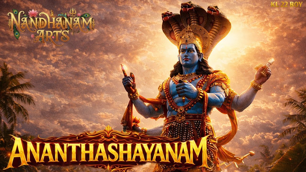  NANDHANAM arts Kollam അവതരിപ്പിച്ച  ബ്രഹ്മാണ്ട ഇതിഹാസം 🔥 അനന്തശയനം 🔥(heavy hidrolic festival float)