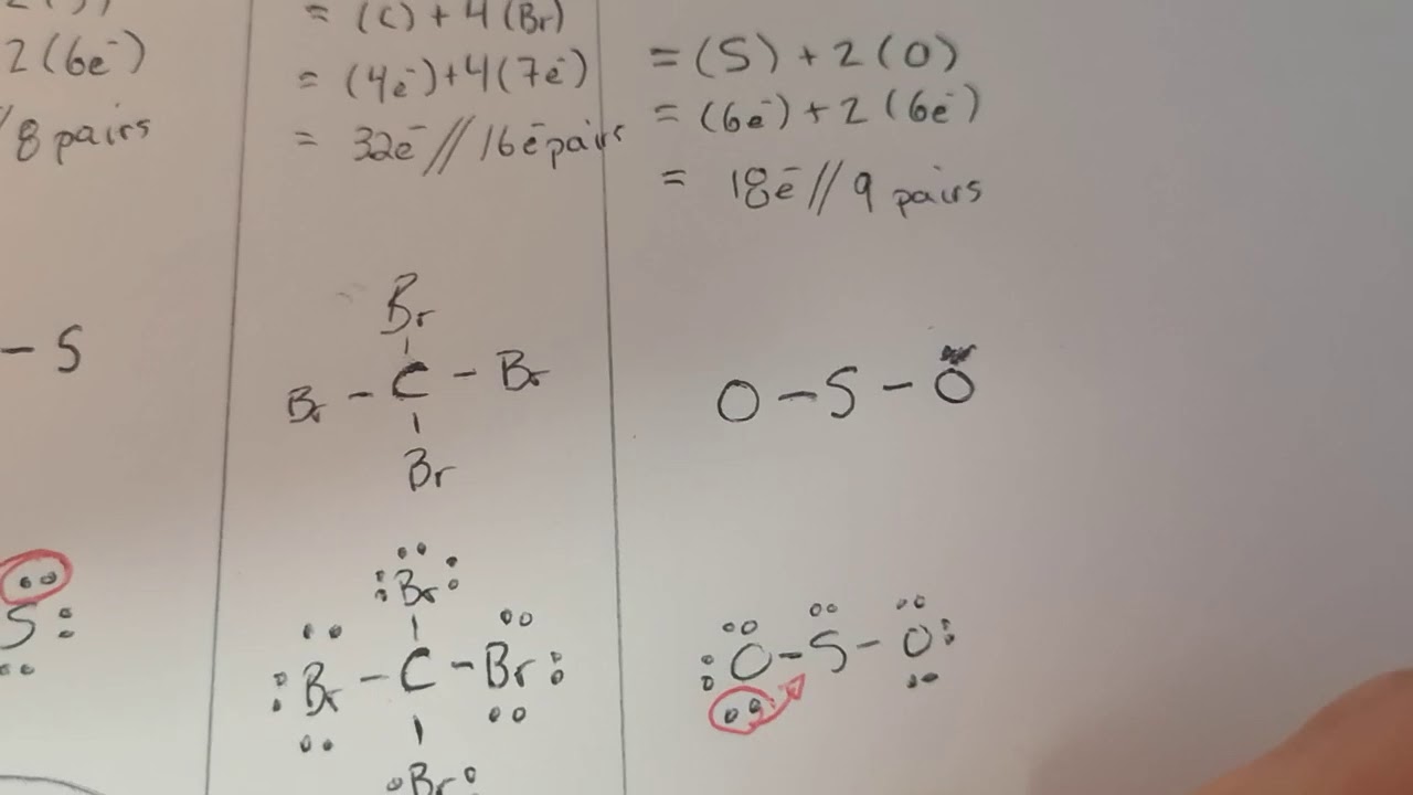 Drawing Lewis diagrams (4) *exceptions to octet rule, expanded octets