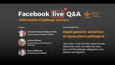 Q&A with 2019 Inspire winners: Rapid aquaculture pathogen detection