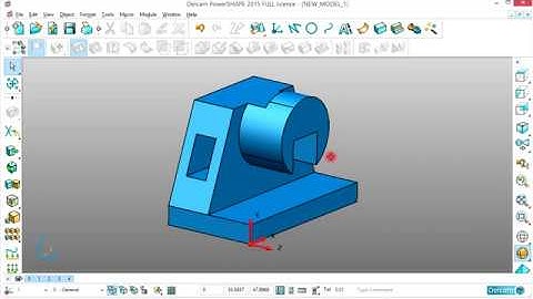 Powershape Tutorial No.70 - 3D CAD Practice in Powershape 2015
