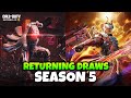 Returning lucky draws in season 5 cod mobile  legendary nikto  mythic dlq33 codm