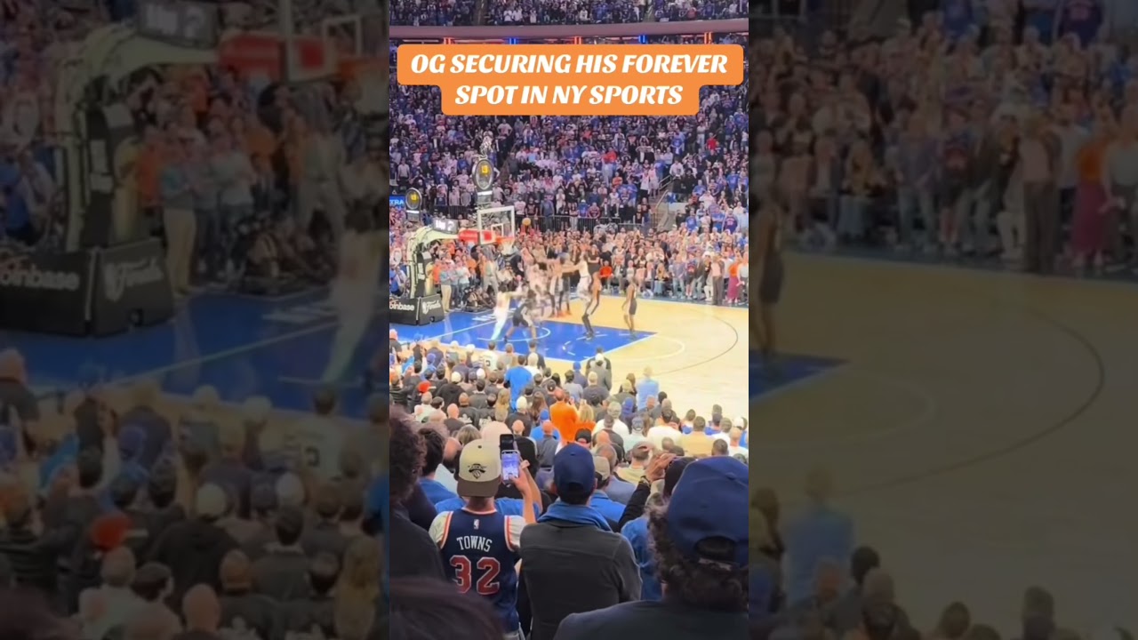 OG ANUNOBY SECURING HIS FOREVER SPOT IN NY SPORTS #NBAFINALS #OG #THEMECCA #NYK OG ANUNOBY SECURING HIS FOREVER SPOT IN NY SPORTS #NBAFINALS #OG #THEMECCA #NYK