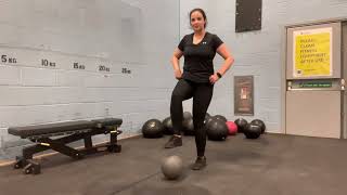 Elevated toe tap HIIT exercise