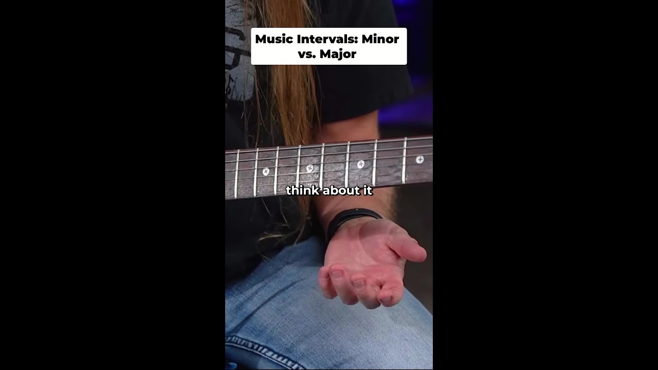Easy Way to Remember Guitar Intervals #shorts