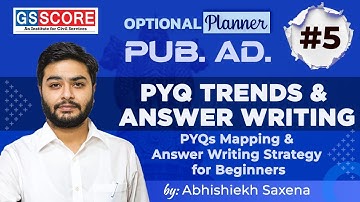 IAS 2026-27 | Public Administration Planner - PYQ Trends & Answer Writing