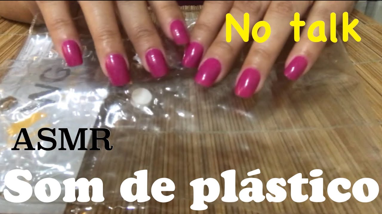 ASMR 😴 Som de plástico /  plastic sound “vídeo para relaxar e dar sono” NO TALK