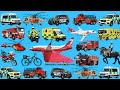 Learn 50 Emergency vehicles name for kids with fun vocabulary! Police car, fire truck, rescue cars🚨🚨