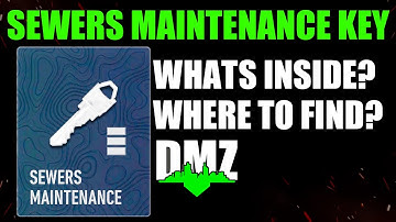 Sewers Maintenance Key DMZ Vondel Location (WHATS INSIDE?) Where to find Season 4 Guide