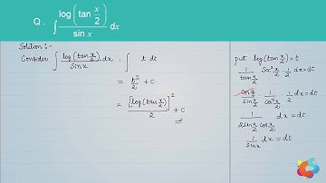 7  - Class 12 - Maths - Indefinite Integration - Substitution Method