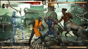 SUB-ZERO /MOTARO(KAMEO) ICE CLONE SETUP #MORTALKOMBAT1 #MK1