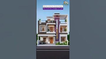 Modern 3 Storey House Exterior Design | 31x43 Feet Home Design | Budget 67 Lakh |#homedecor