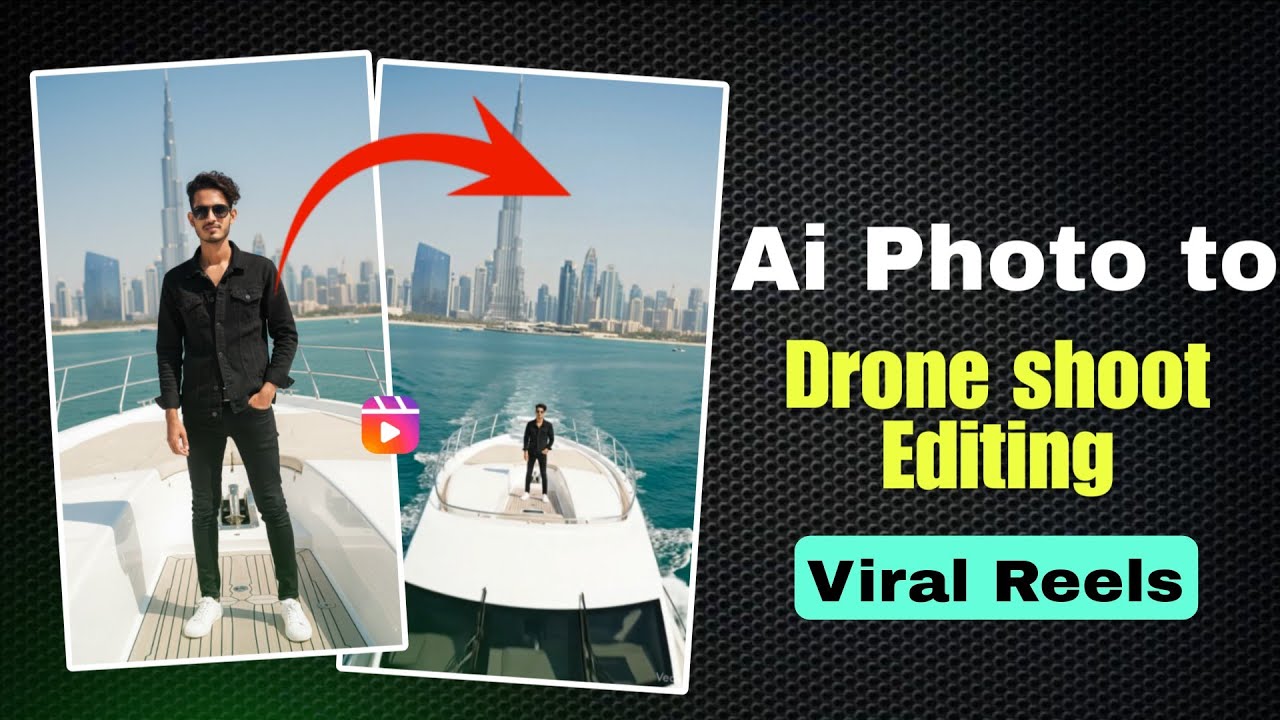 Ai Photo Se Drone Shoot Video kaise banaye | Viral Ai Drone Shoot ...