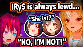 Korone and Mio Didn't Know IRyS Was Really Like This and Was Caught Off-Guard【Hololive】
