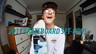 NEW COMPLETE SKATEBOARD SETUP FOR 2017!!!!!