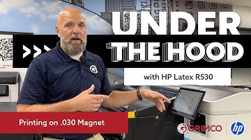 HP Latex R530: How to Print .030 Rolled Magnet — Full Workflow Explained
